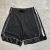 00s Y2K Black Nike Sport Shorts Men's XXL