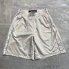 Vintage Y2K White Nike Basketball Sport Shorts Men's Medium