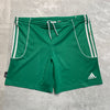 00s Y2K Green Adidas Sport Short Men's Medium