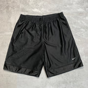 00s Y2K Black Nike Sport Shorts Men's XL