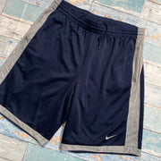 Navy and Grey Nike Sport Shorts Men's Large