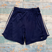 Y2K 00s Navy Adidas Sport Shorts Women's Large