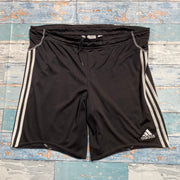 Y2K Black Adidas Sport Shorts Men's Medium
