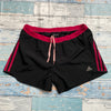 Black and Pink Adidas Booty Sport Shorts Women's Medium