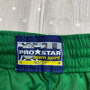 Vintage 90s Green Pro Star Sport Shorts Men's Small