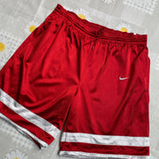 00s Y2K Red Nike Sport Shorts Men's Large