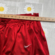 00s Y2K Red Nike Sport Shorts Men's Large