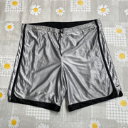 00s Y2K Grey and Black Nike Reversible Sport Shorts Men's XL