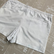 White Fila Sport Shorts Men's Medium