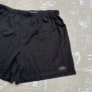 Vintage Black Umbro Sport Shorts Men's XL
