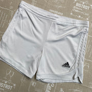 00s Y2K White Adidas Sport Shorts Women's Large