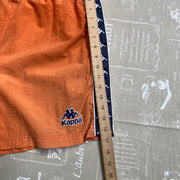 Vintage Orange Kappa Sport Shorts Men's Large