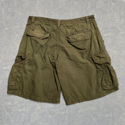 Khaki Green Cargo Shorts Men's XL