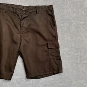 Black Cargo Shorts W38