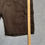 Black Cargo Shorts W38