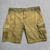 Sunfaded Green Cargo Shorts W40