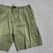 Vintage Green Cargo Shorts Men's XL