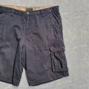 Navy Cargo Shorts W36