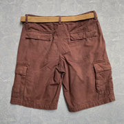 Brown Cargo Shorts W34