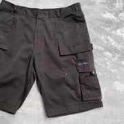 Black Cargo Shorts W36
