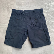 Navy Cargo Shorts W38
