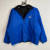 Vintage Black and Blue Adidas Reversible Puffer Jacket Men's Medium