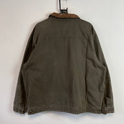 Khaki Green Faded Glory Workwear Harrington Jacket Men's XL