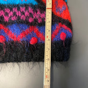 Multicolour Mohair Knitwear Sweater Women's Meidum