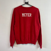 Red Graphic Print Sweatshirt Men's Medium