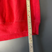Red Graphic Print Sweatshirt Men's Medium