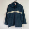 Vintage 90s Blue Adidas Quarter zip up Fleece Men's Medium