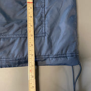 Y2K Navy Nike Swoosh Quilted Jacket Men's Large