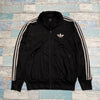 00s Y2K Black Adidas Track Jacket Men's Medium