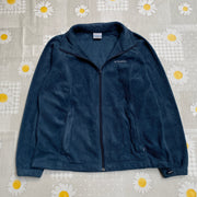 Dark Blue Columbia Fleece Jacket Women's XL