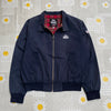 Navy Lonsdale Harrington Jacket Men's Medium