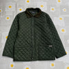 Green Fila Quilted Jacket Men's Medium