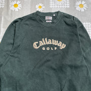 Dark Green Callaway Sweatshirt Men's Medium