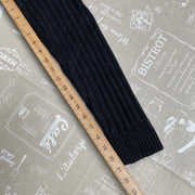 Black Chaps zip up Knitwear Sweater Men's Large