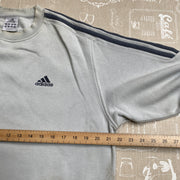 00s Grey Adidas Sweatshirt Men's Medium