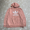 Peach Adidas Hoodie Women's large