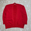 Red Calvin Klein Cardigan Sweater Men's Medium