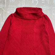 Red Calvin Klein Knitwear Sweater Women's Medium