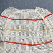 White Calvin Klein Knitwear Sweater Women's Large