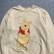 Beige Winnie the Pooh Sweatshirt Men's Large
