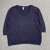 Navy Gap Cable Knit Sweater Women's XXL