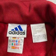 Vintage 90s Red Adidas Track Jacket Men's Small
