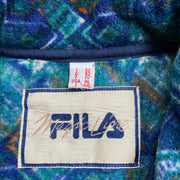 Blue Fila zip up Fleece Men's Large