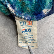 Blue Fila zip up Fleece Men's Large