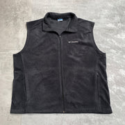 Black Columbia Fleece Vest Men's XXL