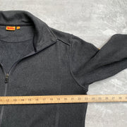 Black Fjallraven Fleece Jacket Men's Large